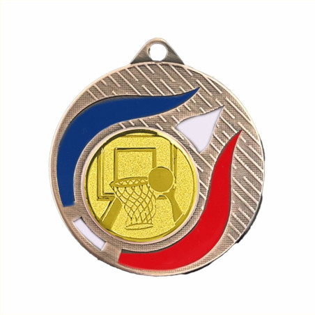 Médaille Tricolore 50mm avec pastille CH-IM00745