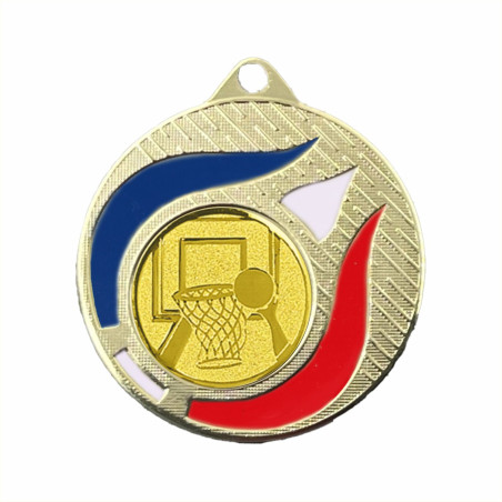 Médaille Tricolore 50mm avec pastille CH-IM00745