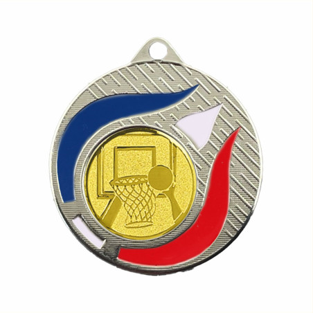 Médaille Tricolore 50mm avec pastille CH-IM00745