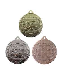 Médaille Frappée 50mm Natation - CH-IM00613.01 - CH-IM00613.02 - CH-IM00613.03