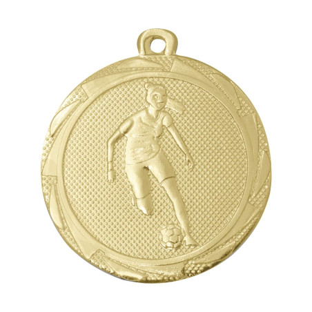 Médaille Frappée 45mm Football Féminin - B-BS.ME111.01