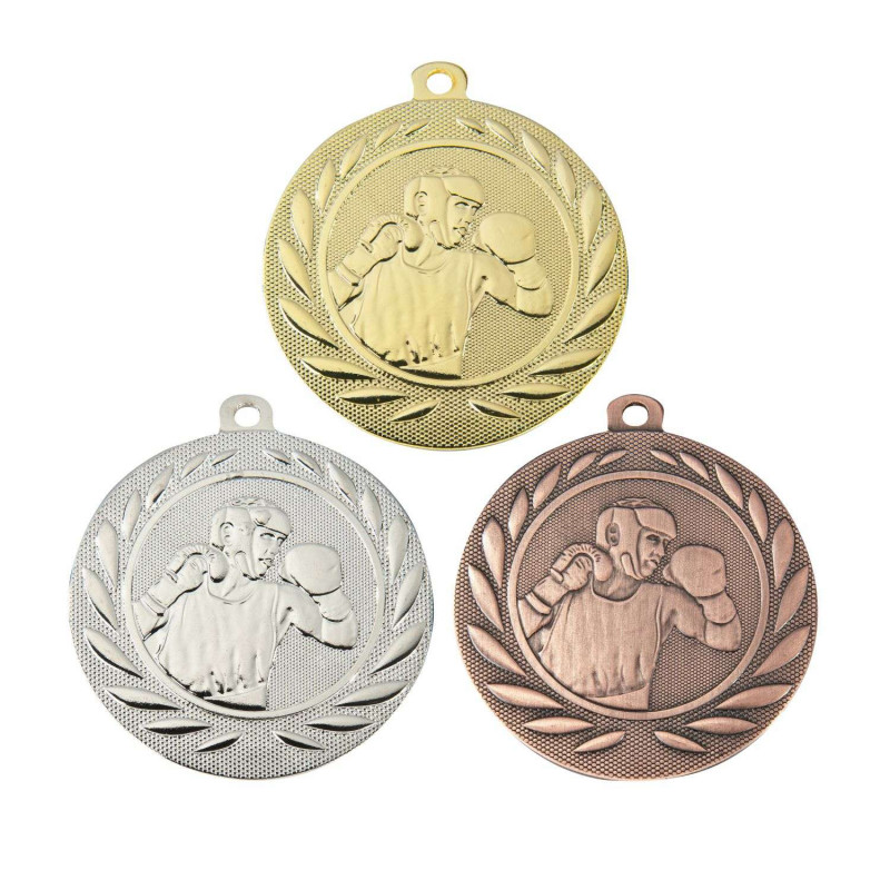 Médaille Frappée 50mm Boxe - B-BS-DI5000.P