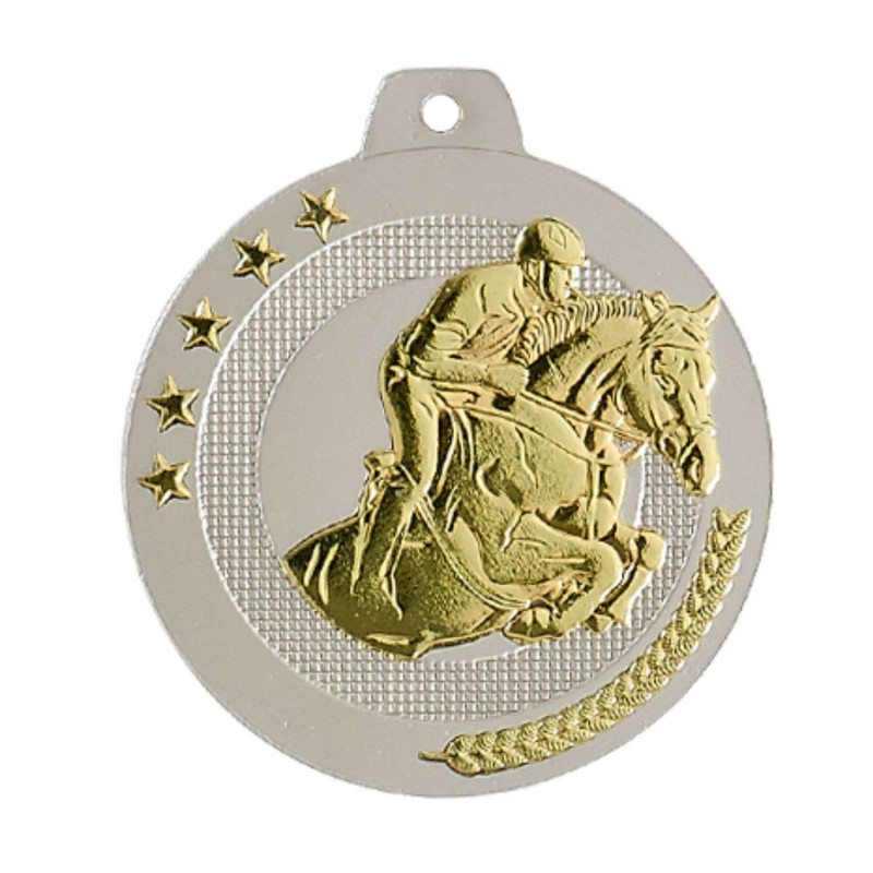 Médaille Frappée 50mm Equitation - F-NQ05D