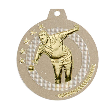 Médaille Frappée 50mm Pétanque - F-NQ11D