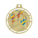 Médaille émaillée frappée Athlétisme 70mm - F-BX01