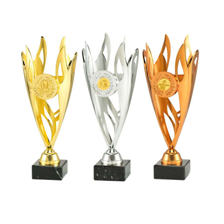 Lot de 3 trophées Flamme Victorieuse B-ET.444