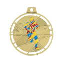 Médaille émaillée frappée Rugby 70mm - F-BX10