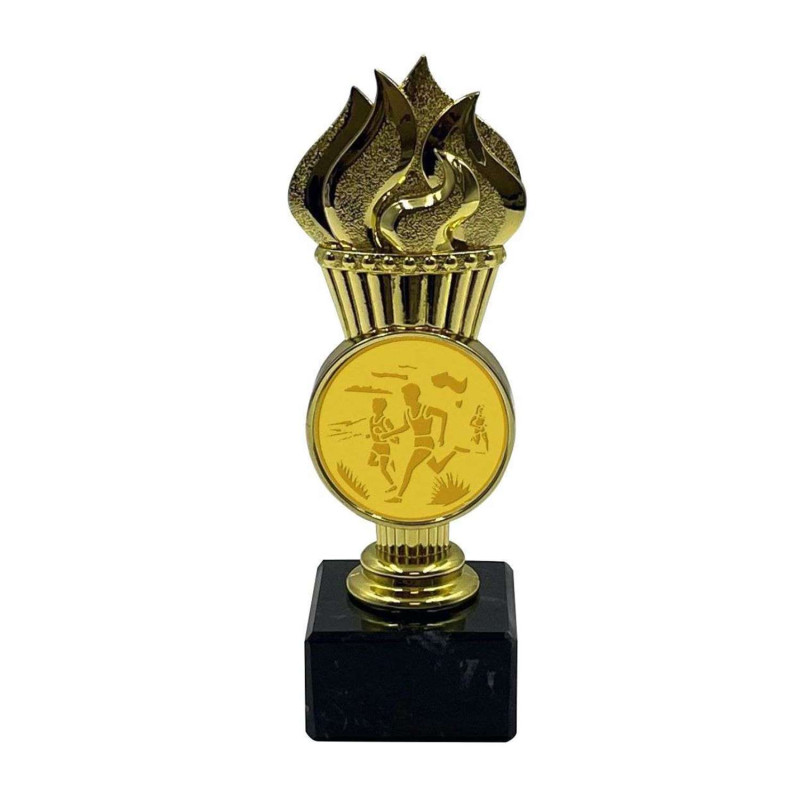 Trophée Divers Flambeau avec Pastille S-38429