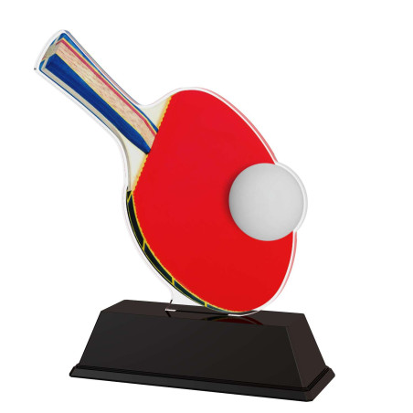 Trophée Acrylique EXCLUSIVITE Tennis de Table - BA-FA210A-M16