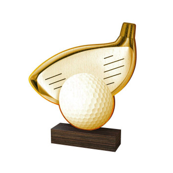 Trophée Bois Couleurs Golf...