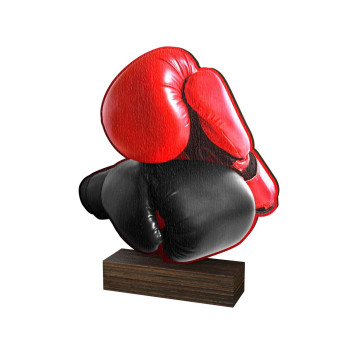 Trophée Bois Couleurs Boxe...