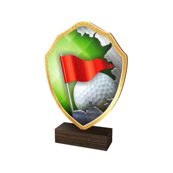 Trophée Bois Couleurs Golf...