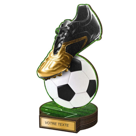 Trophée Bois Couleurs Football - BA-RW001M1