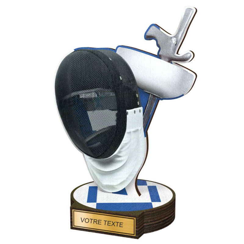 Trophée Bois Couleurs Escrime - BA-RW001M18