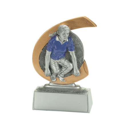 Trophée Résine Pétanque Femme 4385