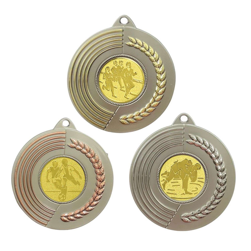 Médaille 60mm Zamac avec Pastille - CS-MD89-60