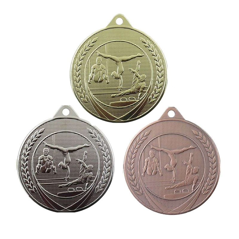 Médaille Frappée 50mm Gymnastique - CH-IM00614