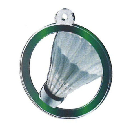 Médaille Acrylique 50mm Badminton - MDA0010M41