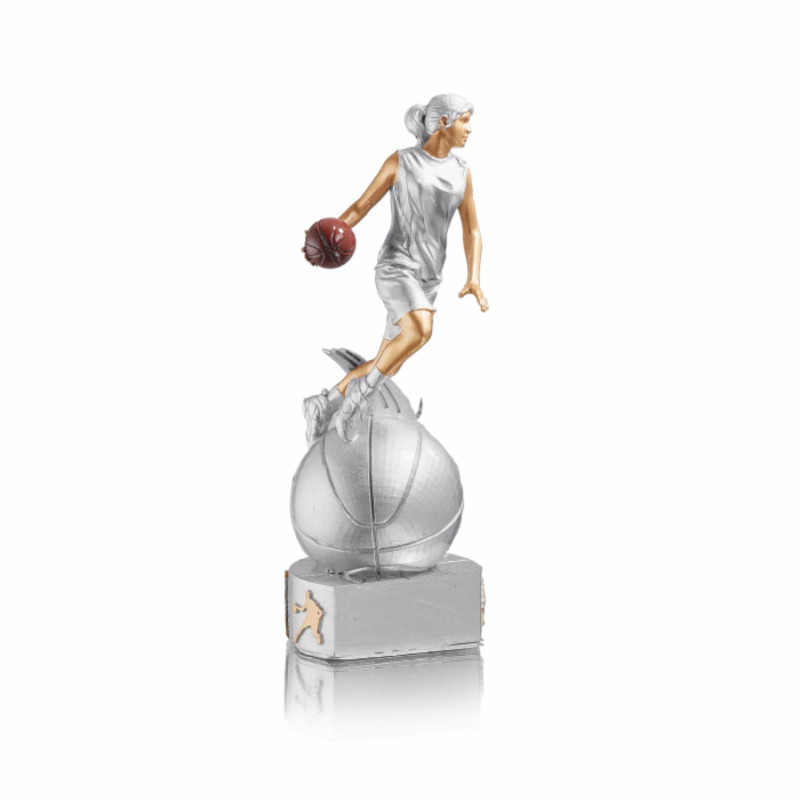 Trophée Résine Basket Femme F-72502