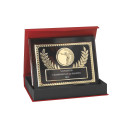 Plaque avec pastille et coffret F-187-41