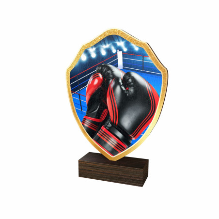 Trophée Bois Couleurs Boxe - BA-TFRW028