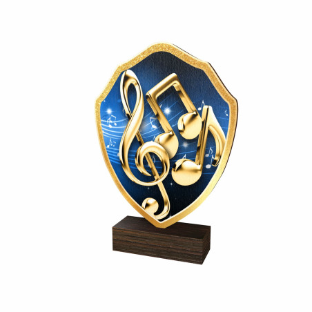 Trophée Bois Couleurs Musique - BA-TFRW029