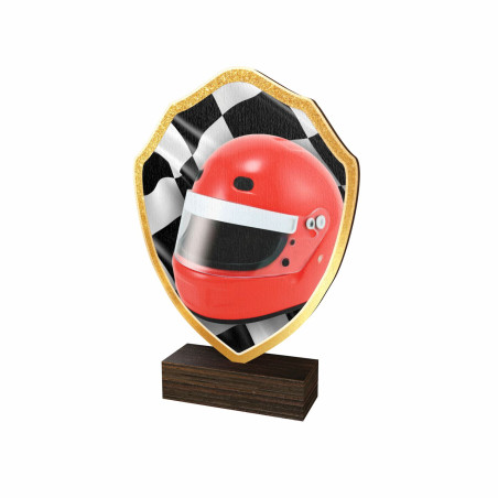 Trophée Bois Couleurs Course Automobile - BA-TFRW051