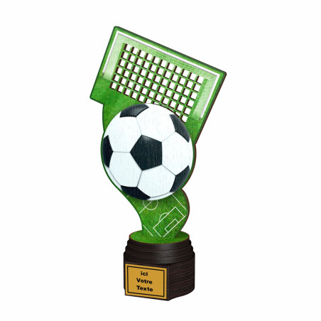 Trophée bois Football BA-ACTCW002