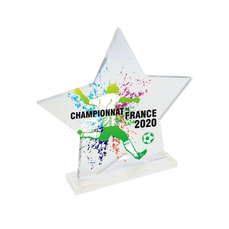 Trophée Création Acryglass TD-5928 - TD-5929 - TD-5930 - TD-5931