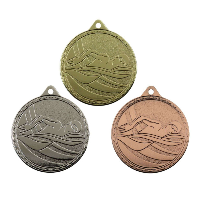 Médaille Frappée 50mm Natation - CH-IM00410