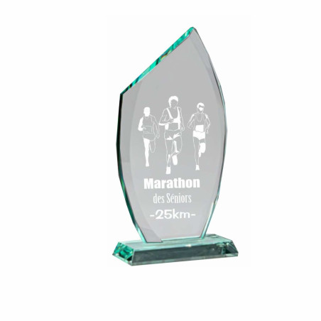 Trophée Création Verre et Jade S-68106 - S-68107 - S-68108