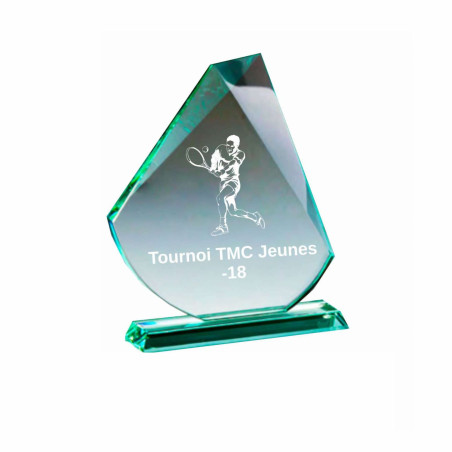 Trophée Création Verre et Jade S-68018 - S-68017 - S-68016