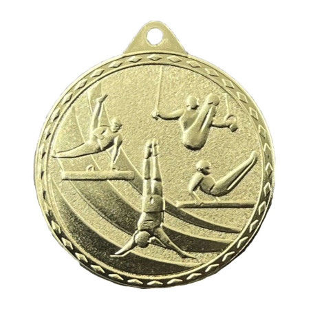 Médaille Frappée 50mm Gymnastique Homme - CH-IM00666