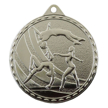 Médaille Frappée 50mm Gymnastique Femme - CH-IM00667