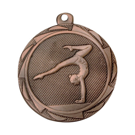 Médaille Frappée 45mm Gymnastique Femme - B-BS.ME114