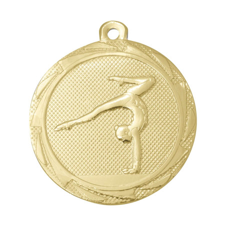 Médaille Frappée 45mm Gymnastique Femme - B-BS.ME114