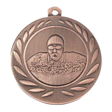 Médaille Frappée 50mm Natation - B-BS-DI5000.H