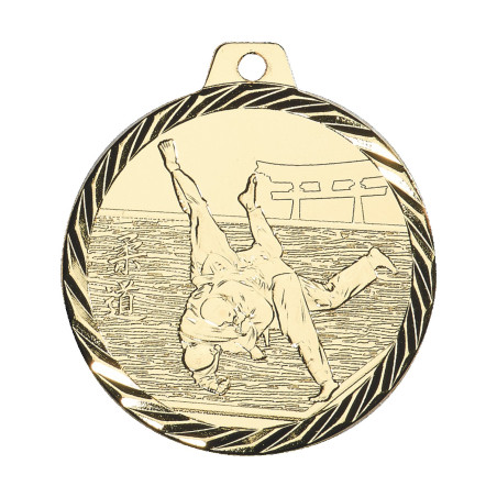 Médaille Frappée 50mm Judo - F-NZ12