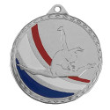 Médaille Frappée 50mm Gymnastique Femme Tricolore - CH-IM00696