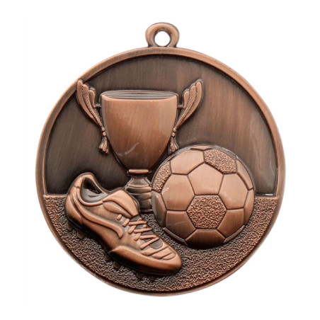 Médaille Frappée relief Zamac Top qualité 50mm Football - B-ME.047