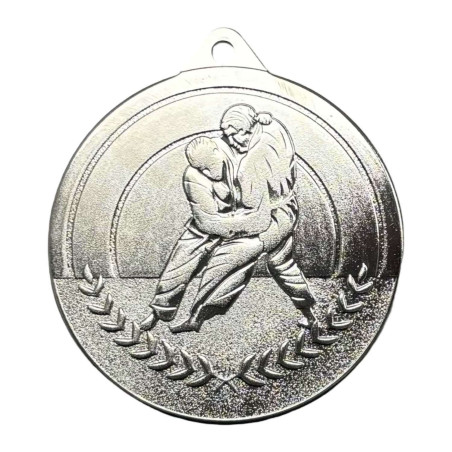 Médaille frappée Judo 70mm CH-IM00737