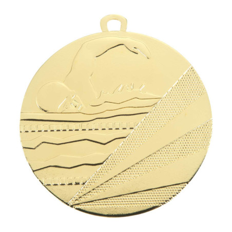 Médaille Frappée 70mm Natation - 7798