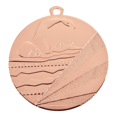 Médaille Frappée 70mm Natation - 7798