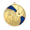 Médaille 50mm bicolore frappée Judo - T-M263