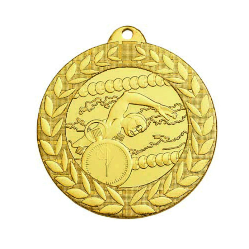 Médaille frappée Natation 50mm - T-MF86D