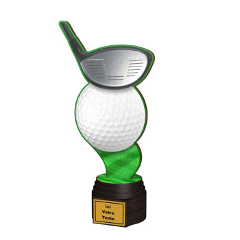 Trophée Bois Couleurs Golf...