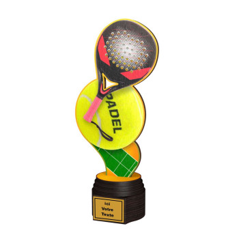 Trophée Bois Couleurs Padel...