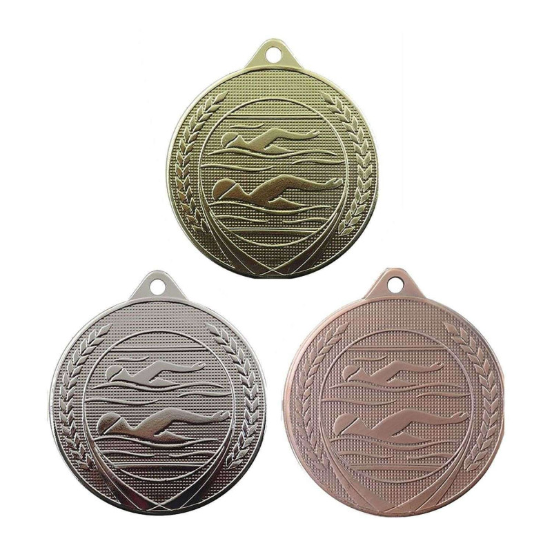 Médaille Frappée 50mm Natation - CH-IM00613