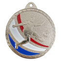 Médaille Frappée 50mm Football Tricolore - CH-IM00656