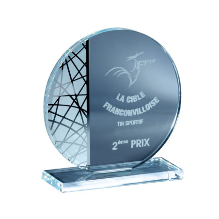 Trophée Création Verre F-171-51B - F-171-52A - F-171-53D